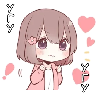 🌟 emoji Парные-тян ч.1 - @tg_sticks Telegram sticker 6 of 21