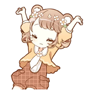☀️ emoji Милая-тян @tg_sticks Telegram sticker 16 of 32