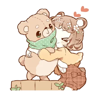 🤗 emoji Милая-тян @tg_sticks Telegram sticker 15 of 32