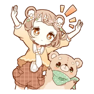 😯 emoji Милая-тян @tg_sticks Telegram sticker 10 of 32