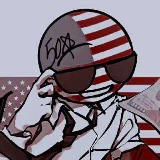 🇺🇸 emoji Countryhumans USA Telegram sticker 13 of 24