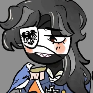 Sticker from Countryhumans Prussia