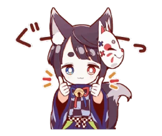 Sticker from Кицунэ тян @nyasticks