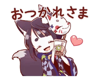 Sticker from Кицунэ тян @nyasticks
