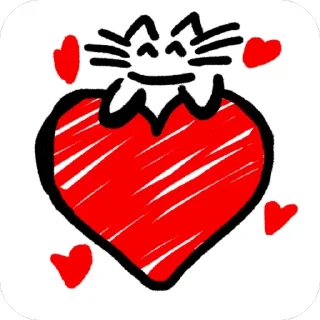 Sticker from DrawnCat by killka