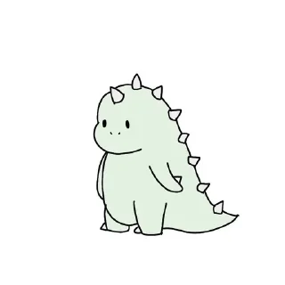 🌟 emoji Dino & Dina Telegram sticker 12 of 18