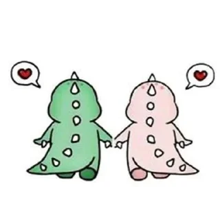Dino & Dina sticker 4