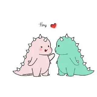 🌟 emoji Dino & Dina Telegram sticker 6 of 18