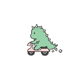 🌟 emoji Dino & Dina Telegram sticker 9 of 18