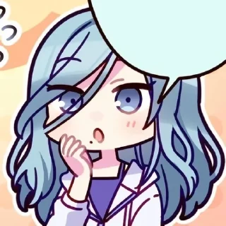 Sticker from hinomori shizuku