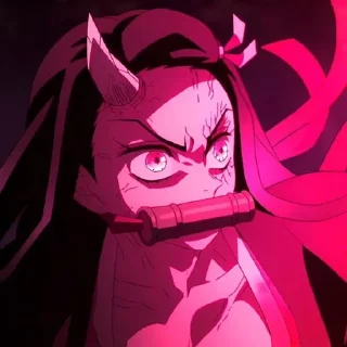 😒 emoji ᕙᕦ Nezuko  | @dakiw_1 Telegram sticker 3 of 26