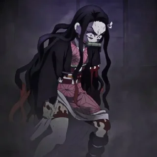 😡 emoji ᕙᕦ Nezuko  | @dakiw_1 Telegram sticker 16 of 26