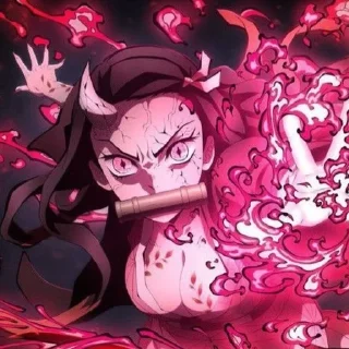 😡 emoji ᕙᕦ Nezuko  | @dakiw_1 Telegram sticker 1 of 26