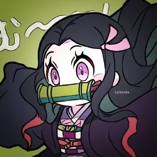 💗 emoji «Nezuko» Telegram sticker 8 of 15