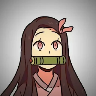 Sticker from «Nezuko»