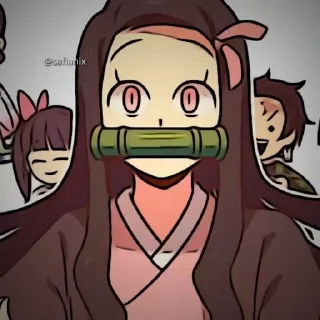 Sticker from «Nezuko»