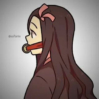Sticker from «Nezuko»