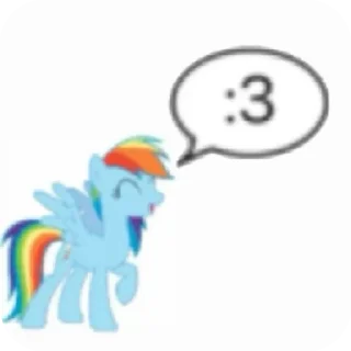 🐦 emoji my little pony Telegram sticker 10 of 86