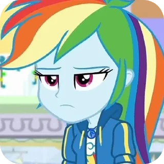 👄 emoji my little pony Telegram sticker 7 of 86