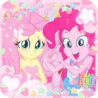 🐱 emoji my little pony Telegram sticker 23 of 86