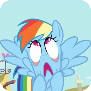 🐦 emoji my little pony Telegram sticker 9 of 86
