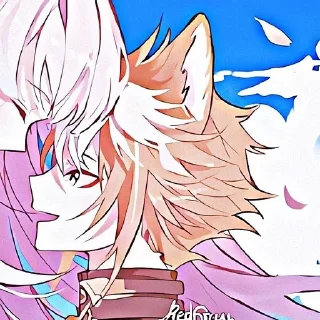 Горо влюбился в Грейс♡ sticker 3
