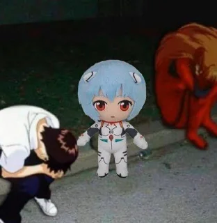 Sticker from evangelion 😼 @hmplbb