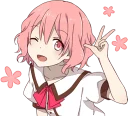 😉 emoji nqrse-chan kawaii :: @line_stickers Telegram sticker 19 of 40