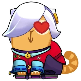 🥰 emoji @STICKRULE <- БОЛЬШЕ БРАВЛ СТАРС BRAWL STARS Telegram sticker 7 of 43