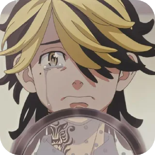 😭 emoji Tokyo Revengers🎴 Telegram sticker 7 of 60
