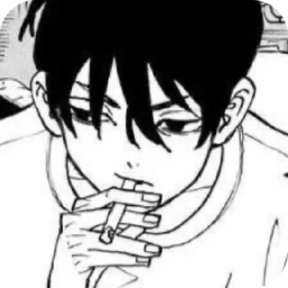 🤨 emoji Tokyo Revengers🎴 Telegram sticker 6 of 60