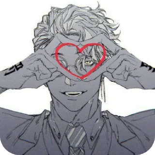❤ emoji Tokyo Revengers🎴 Telegram sticker 19 of 60
