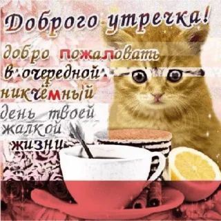 Sticker from Доброе утро!