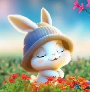 Sticker from Bunny Cute -> @TgSticker