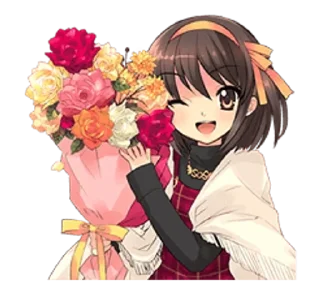 Sticker from @kiwiys The Melancholy of Haruhi Suzumiya