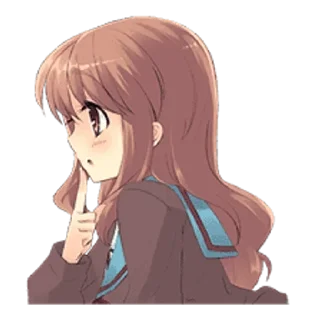 Sticker from @kiwiys The Melancholy of Haruhi Suzumiya