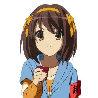 🍺 emoji Haruhi Suzumiya Telegram sticker 9 of 25