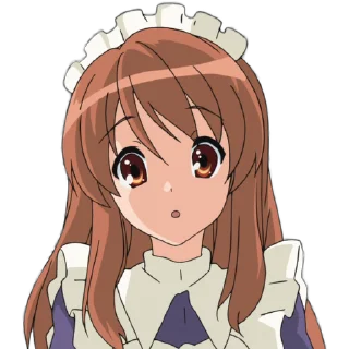 😍 emoji Haruhi Suzumiya Telegram sticker 18 of 25