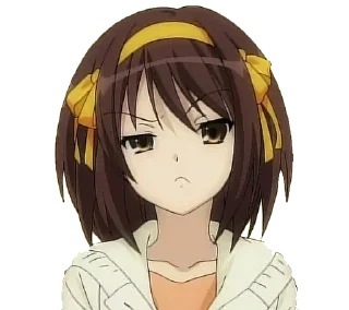 Sticker from Haruhi Suzumiya 3000