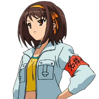 👍 emoji Haruhi Suzumiya Telegram sticker 7 of 25