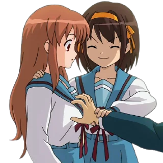 😋 emoji Haruhi Suzumiya Telegram sticker 11 of 25