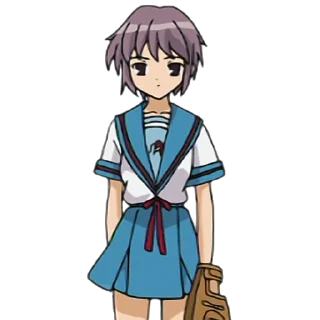 😎 emoji Haruhi Suzumiya Telegram sticker 14 of 25