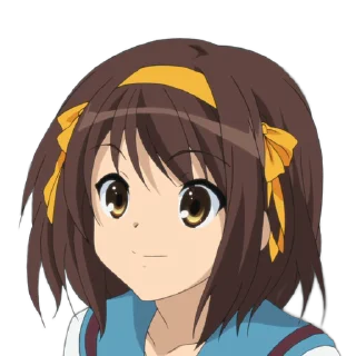 Sticker from Haruhi Suzumiya