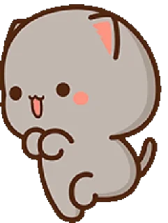 ☺️ emoji Peach Cat 2 @pikline Telegram sticker 24 of 120