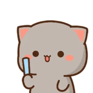 😊 emoji Peach Cat 2 @pikline Telegram sticker 5 of 120