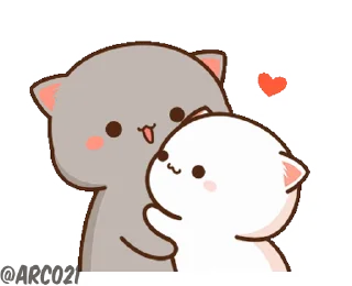 😽 emoji Peach Cat 3 @pikline Telegram sticker 6 of 95