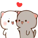 😽 emoji Peach Cat 3 @pikline Telegram sticker 11 of 95