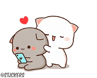 😻 emoji Peach Cat 3 @pikline Telegram sticker 21 of 95