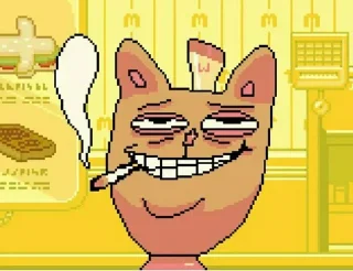 😏 emoji @CLOOBHUB <- БОЛЬШЕ Telegram sticker 16 of 30