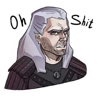 Sticker from Witcher